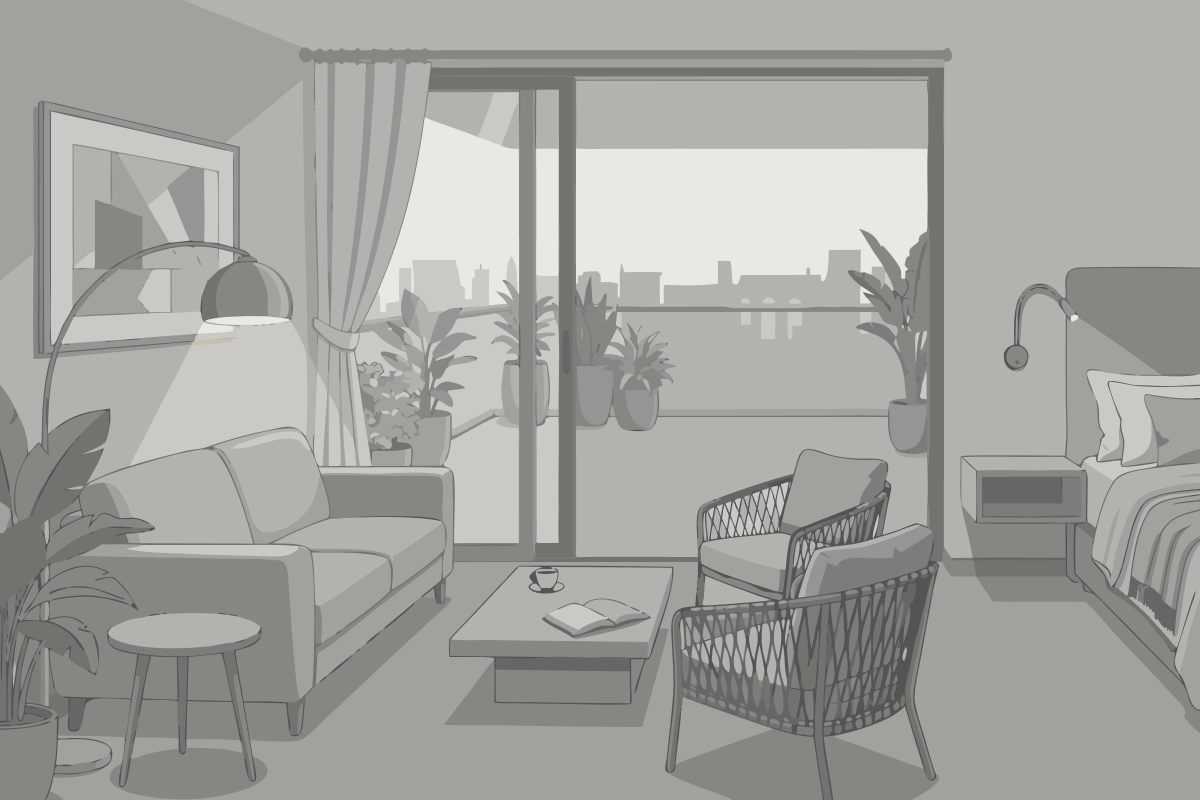 Chambre Double - Accessible aux Personnes à Mobilité Réduite